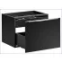 Szafka czarna pod umywalkę 60cm z szufladą i schowkiem Larosa 4X