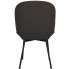 Ciemnoszare metalowe krzesło tapicerowane kuchenne Zico 3X