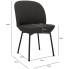 Szczegółowe zdjęcie nr 5 produktu Żółte metalowe krzesło tapicerowane tkaniną - Zico 3X