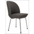 Ciemnoszare krzesło tapicerowane tkanina Zico 4X
