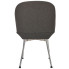 Ciemnoszare metalowe krzesło kuchenne Zico 4X