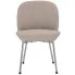Jasno szare tapicerowane krzesło do stołu Zico 4X