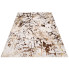 Kremowy dywan w abstrakcyjny złoty wzór glamour - Oros 11X 