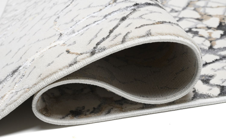 Kremowo-szary dywan w nowoczesny wzór Oros 7X