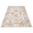 Prostokątny kremowy dywan w brązowo złoty wzór Oros 6X