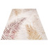 Kremowy dywan glamour w kolorowe liście palmy - Oros 5X