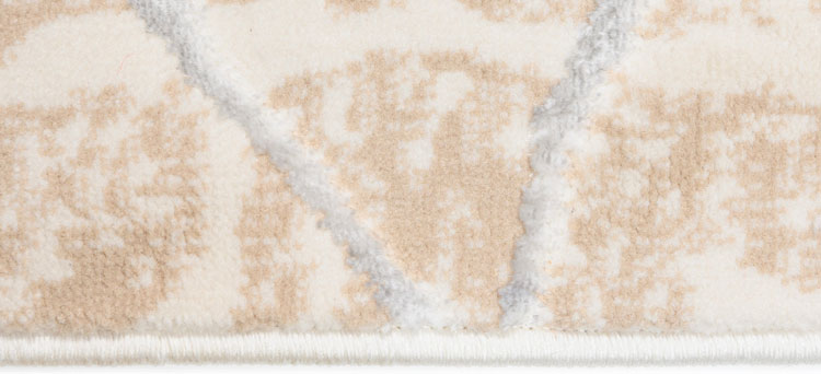 Nowoczesny beżowo-złoty dywan pokojowy Oros 4X