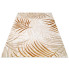 Kremowo-złoty dywan w liście w stylu glamour - Oros 3X