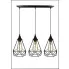 wizualizacja Nowoczesny czarny żyrandol - K215-Alez