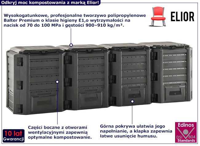 Nowoczesny kompostownik Randok