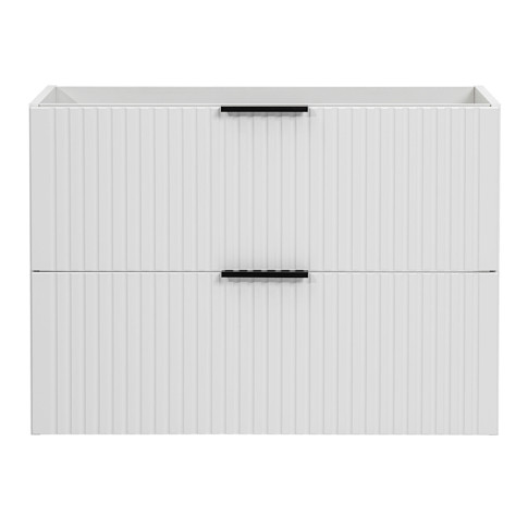 Biała wisząca szafka pod umywalkę 80cm Iconic 3X