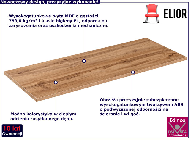 Blat łazienkowy Edar 5X 120 cm