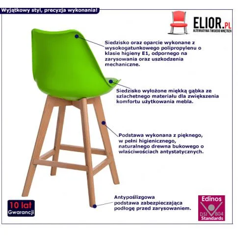 Fotografia Hoker Lijam - zielony z kategorii Hokery