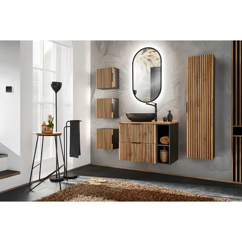 Aranżacja z wybranym zestawem mebli łazienkowych Maribo