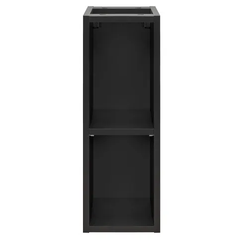 Czarny łazienkowy regał Maribo 3X