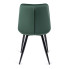 Zielone welurowe krzesło Vano
