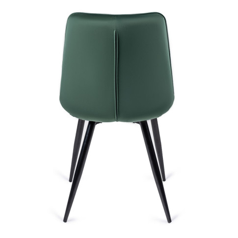 Zielone welurowe krzesło Vano