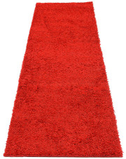 Czerwony chodnik dywanowy na metry typu shaggy - Jafos w sklepie Edinos.pl