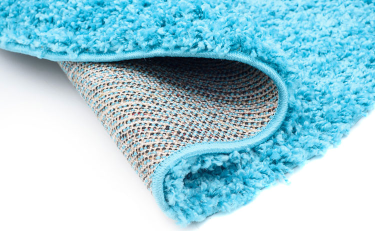 Okrągły jasnoniebieski dywan dziecięcy Tybok