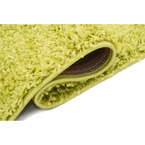 Jasnozielony dywan włochacz Azos
