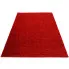 Czerwony prostokątny dywan shaggy do salonu Azos