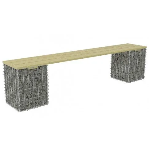 Zdjęcie produktu Ławka Oviedex XL - gabionowa.