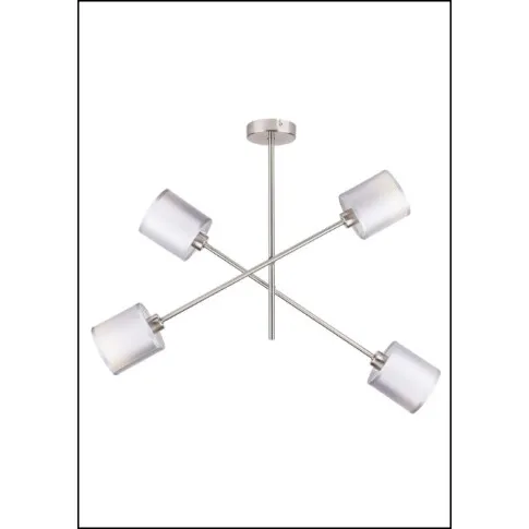 wizualizacja Biała lampa wisząca - K249-Anabi