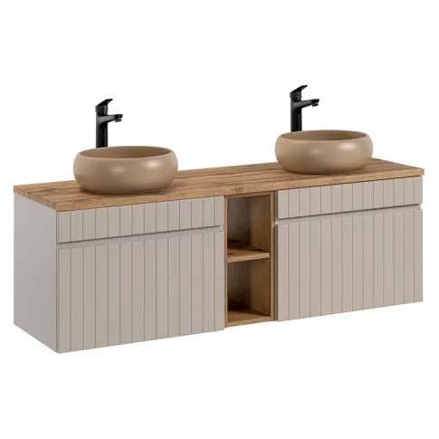 Blat dab 140cm Karisma 5X szafkami 60 Dione 5X