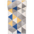 Szaro-niebieski skandynawski chodnik w trójkąty - Fuwi 3X