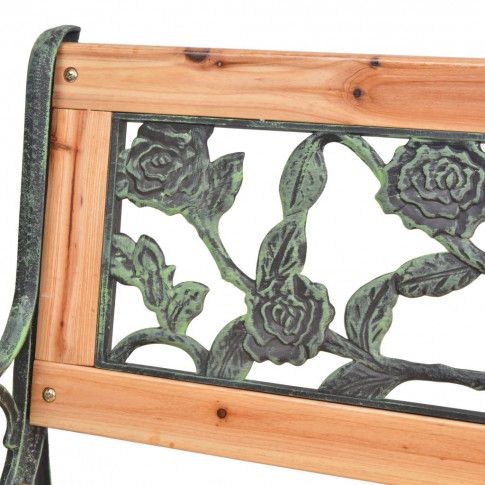 Szczegółowe zdjęcie nr 5 produktu Drewniana ławka ogrodowa Rosa