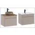 Beżowa szafka umywalkowa 60cm warianty Dione 5X