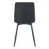 Czarne nowoczesne krzesło Zani