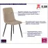 Beżowe minimalistyczne krzesło Zani