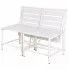 Fotografia Esschert Design Magiczna ławka ogrodowa, biała, Dizzy64 z kategorii Meble ogrodowe