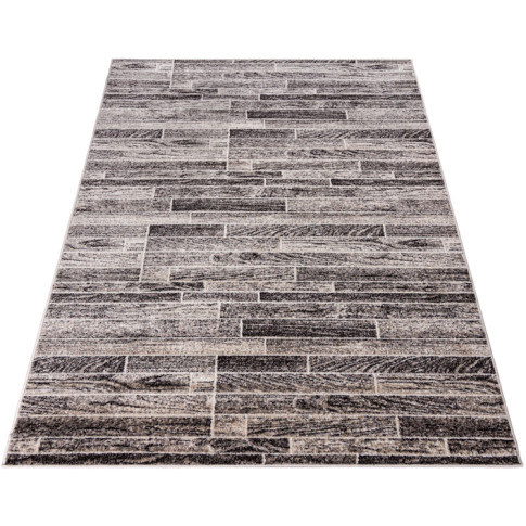 Prostokątny dywan nowoczesny podłoga z desek Uwis 11X