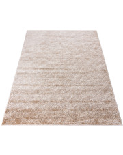Beżowy prostokątny dywan przecierany - Uwis 13X w sklepie Edinos.pl