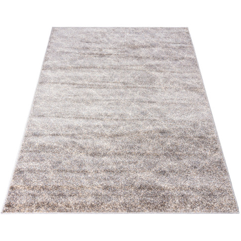 Szary prostokątny dywan w nowoczesny wzór Uwis 13X