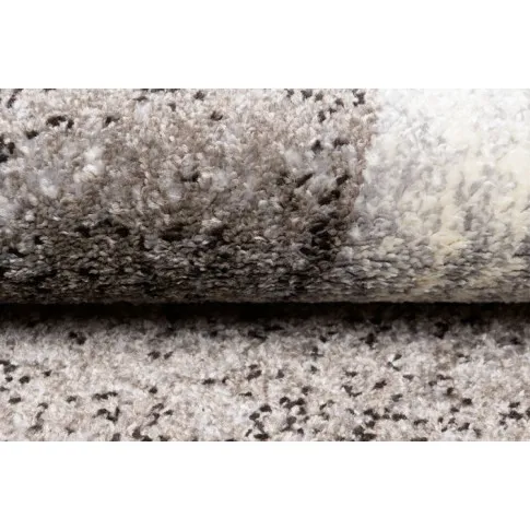 Szaro czerwony dywan prostokątny do sypialni nowoczesnej Uwis 10X