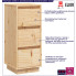 Infografika 2 sosnowych szafek z szufladami Ewis 4X