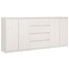 Biały komplet 3 szafek drewnianych Ivon