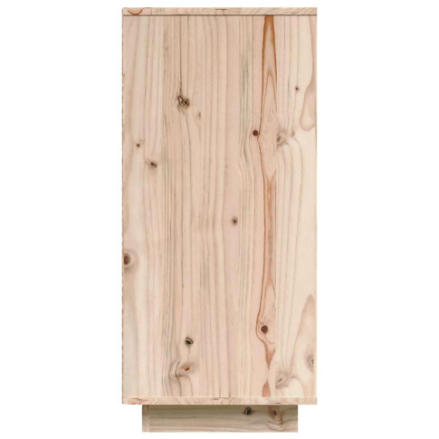 Skandynawska szafka z litego drewna sosnowego Gravos