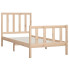 Naturalne drewniane łóżko 90x200 Ingmar 3X
