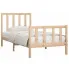 Sosnowe pojedyncze łóżko 90x200 cm - Ingmar 3X