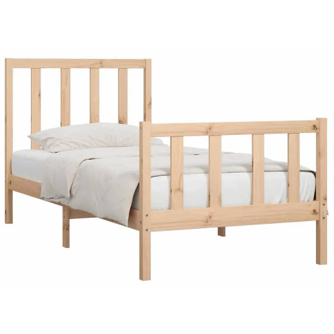 Sosnowe naturalne łóżko 90x200 Ingmar 3X