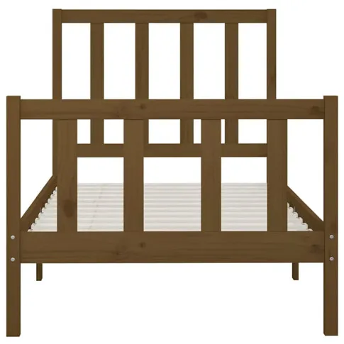 Brązowe łóżko 90x200 Ingmar 3X