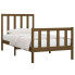 Łóżko z drewna w kolorze miodowy brąz 90x200 cm - Ingmar 3X