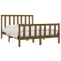 Drewniane łóżko w kolorze miodowy brąz 120x200 cm - Ingmar 4X