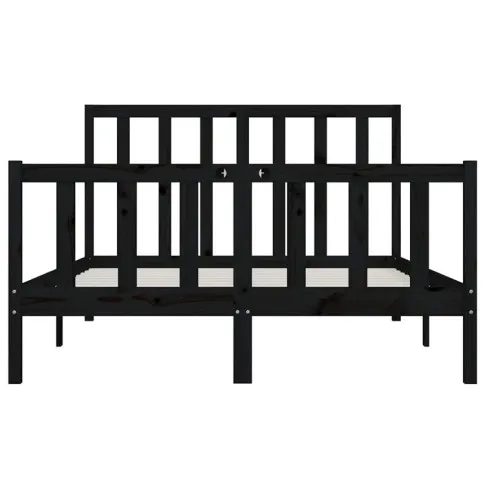 Łóżko czarne 140x200 Ingmar 5X