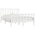 Sosnowe białe łóżko 140x200 Ingmar 5X