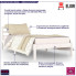 Drewniane łóżko w kolorze białym 90x200 Lenar 3X